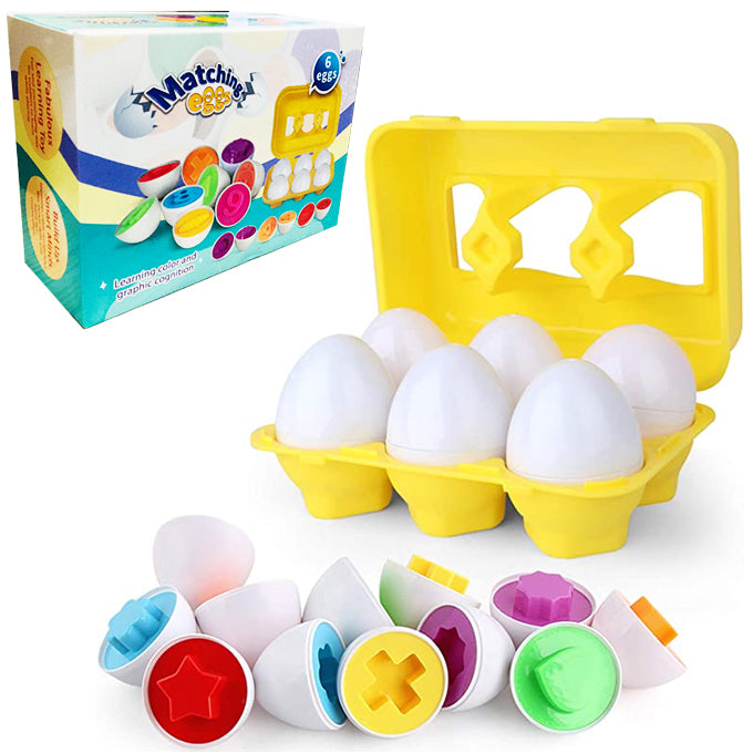Shape and Colour Matching Eggs (Code:685)