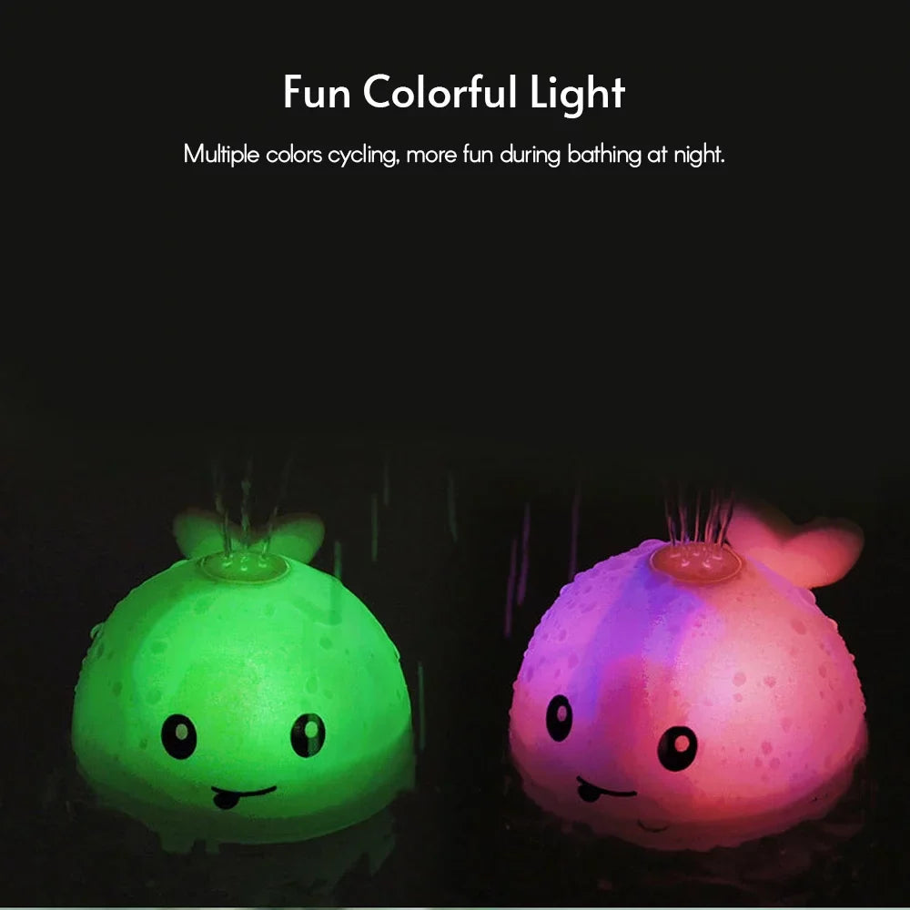 Water Spray Fish Toy with LED Lights. (Code: 920)