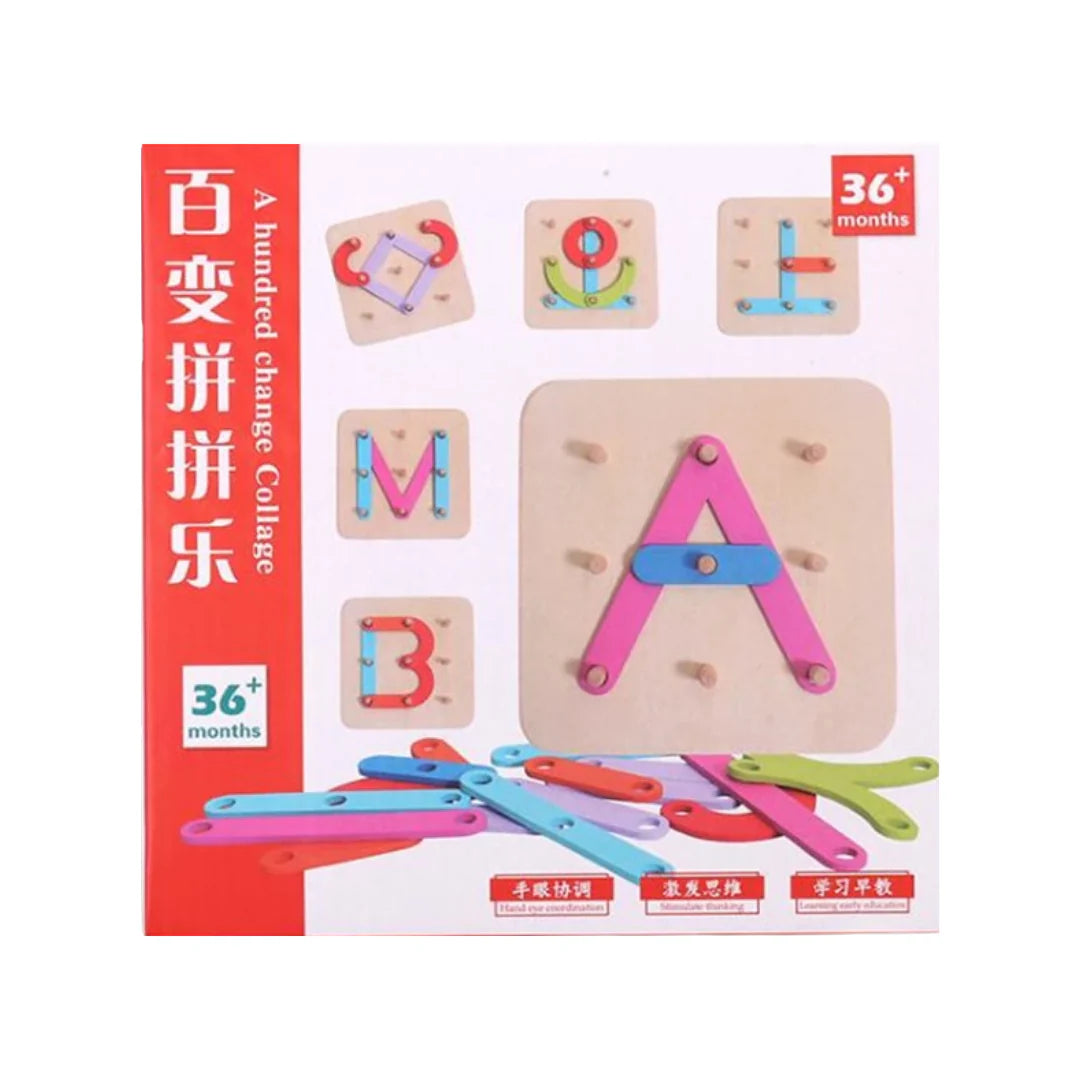 Hundred Change Collage Wooden Board (Code: 1000)