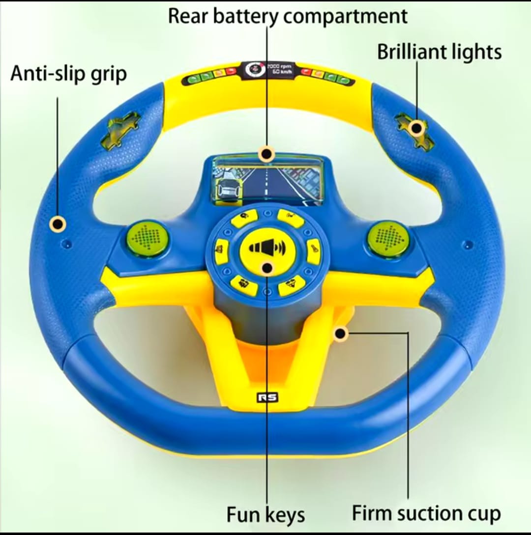 Simulation Steering Wheel (With Lights & Music) (Code:950)