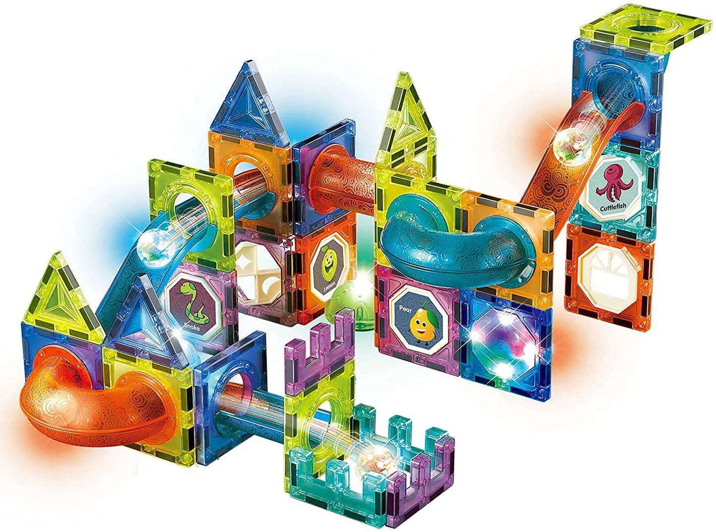Light Magnetic Blocks - 75 pcs (Code:3250)
