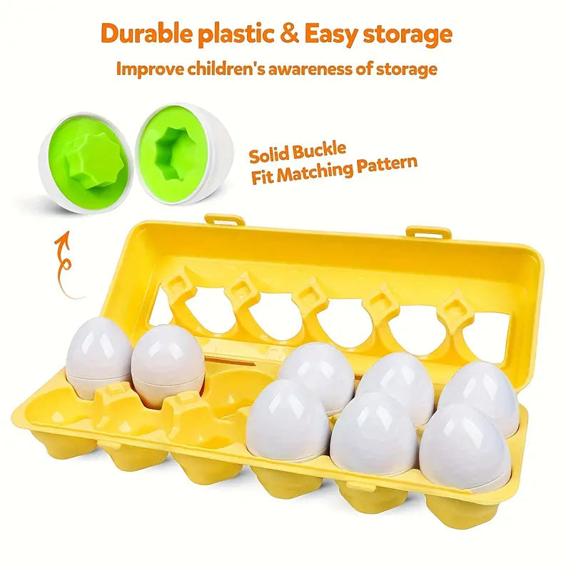 Shape and Colour Matching Eggs (Code:685)