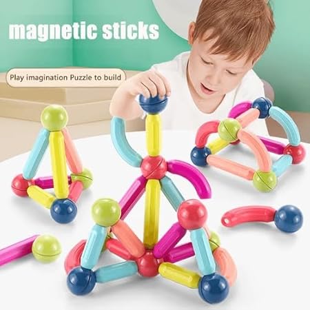 Magnetic Sticks & Balls 84 Pcs (Code: 2700)