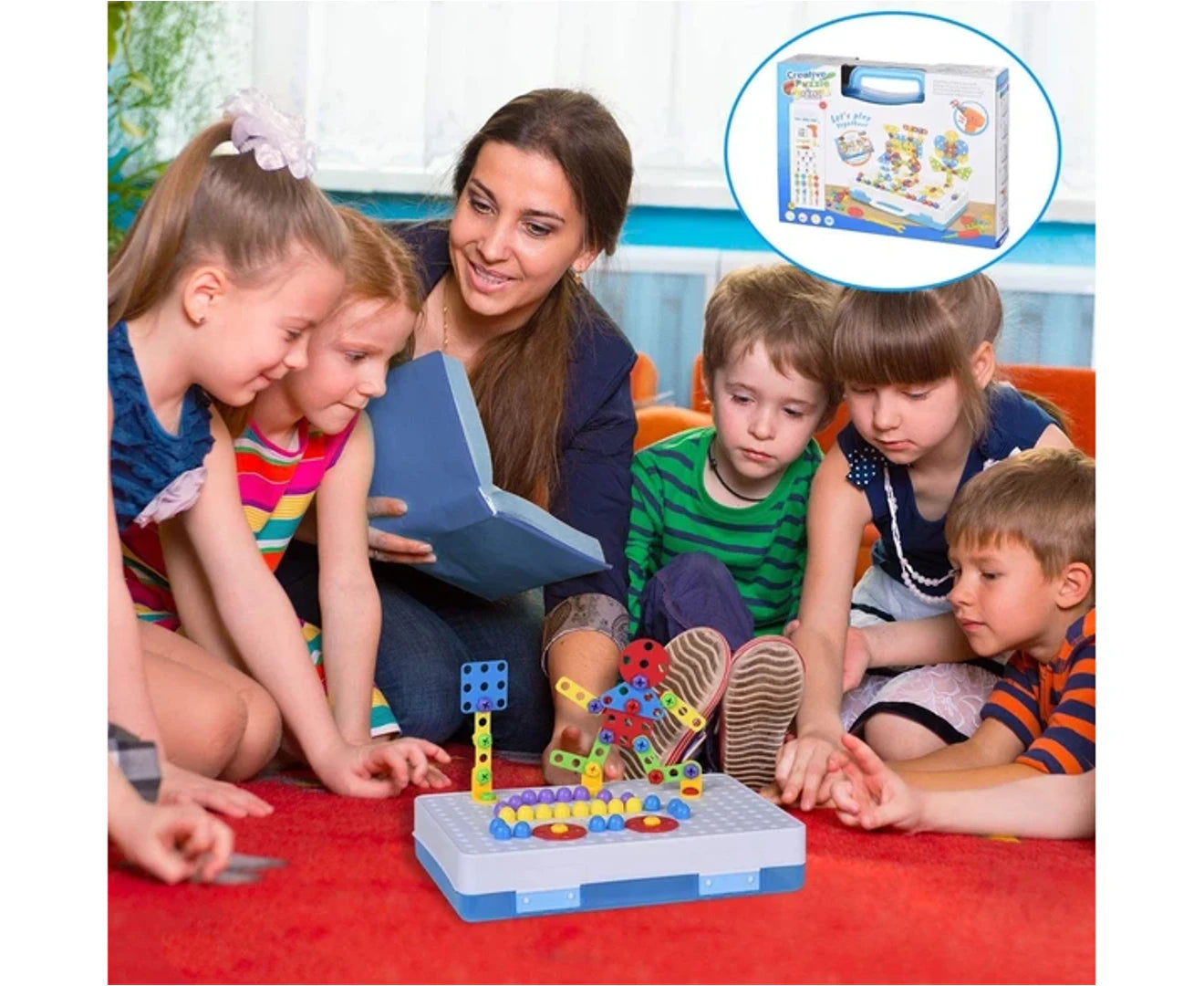 Drilling Screw 3d Creative Mosaic Puzzle (Code:1900)