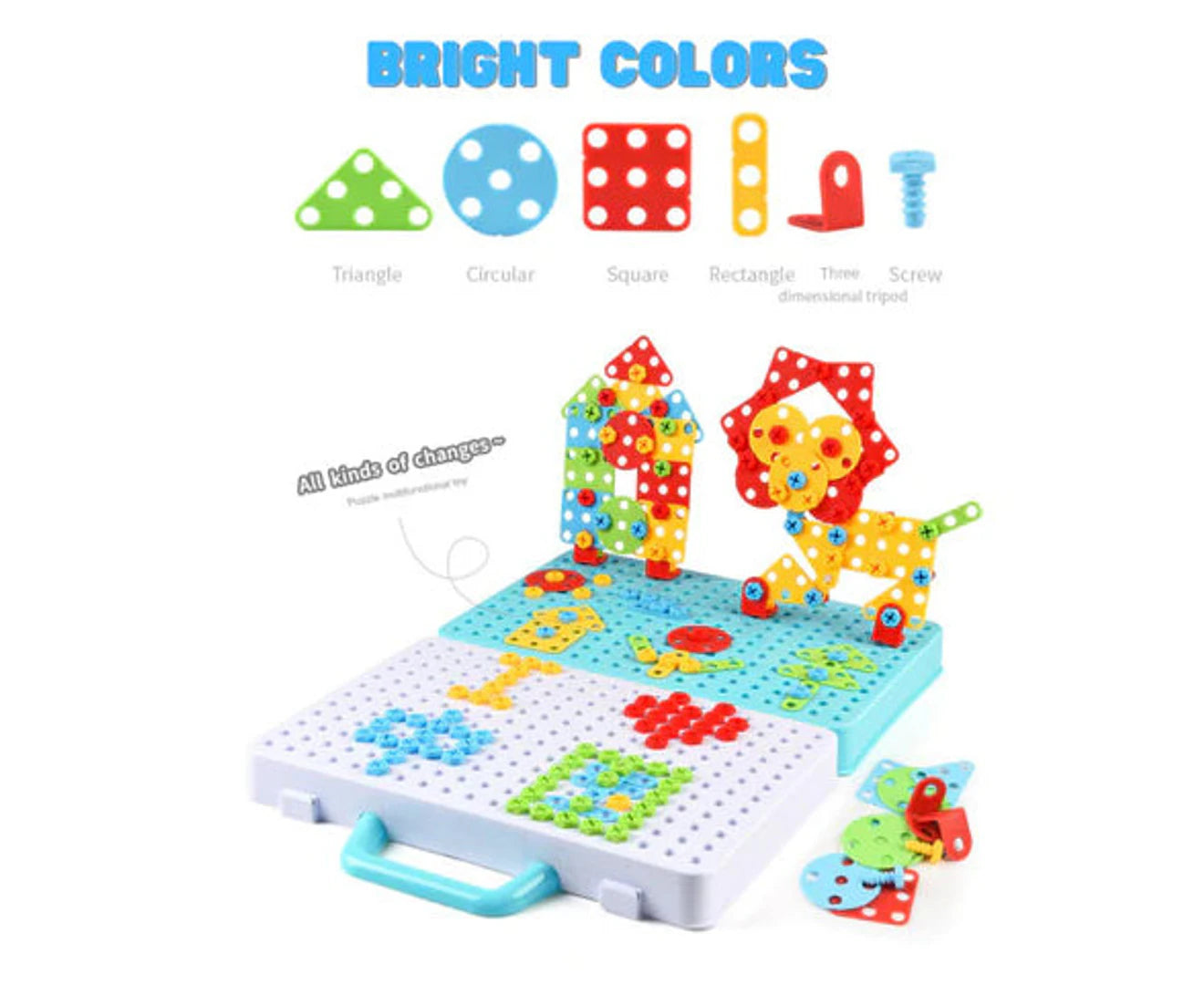 Drilling Screw 3d Creative Mosaic Puzzle (Code:1900)