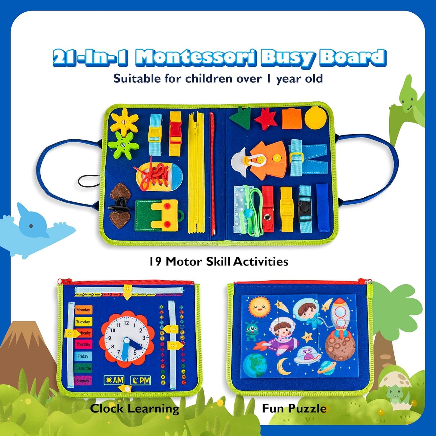 Busy Book - 4 Pages (Code: 1375)