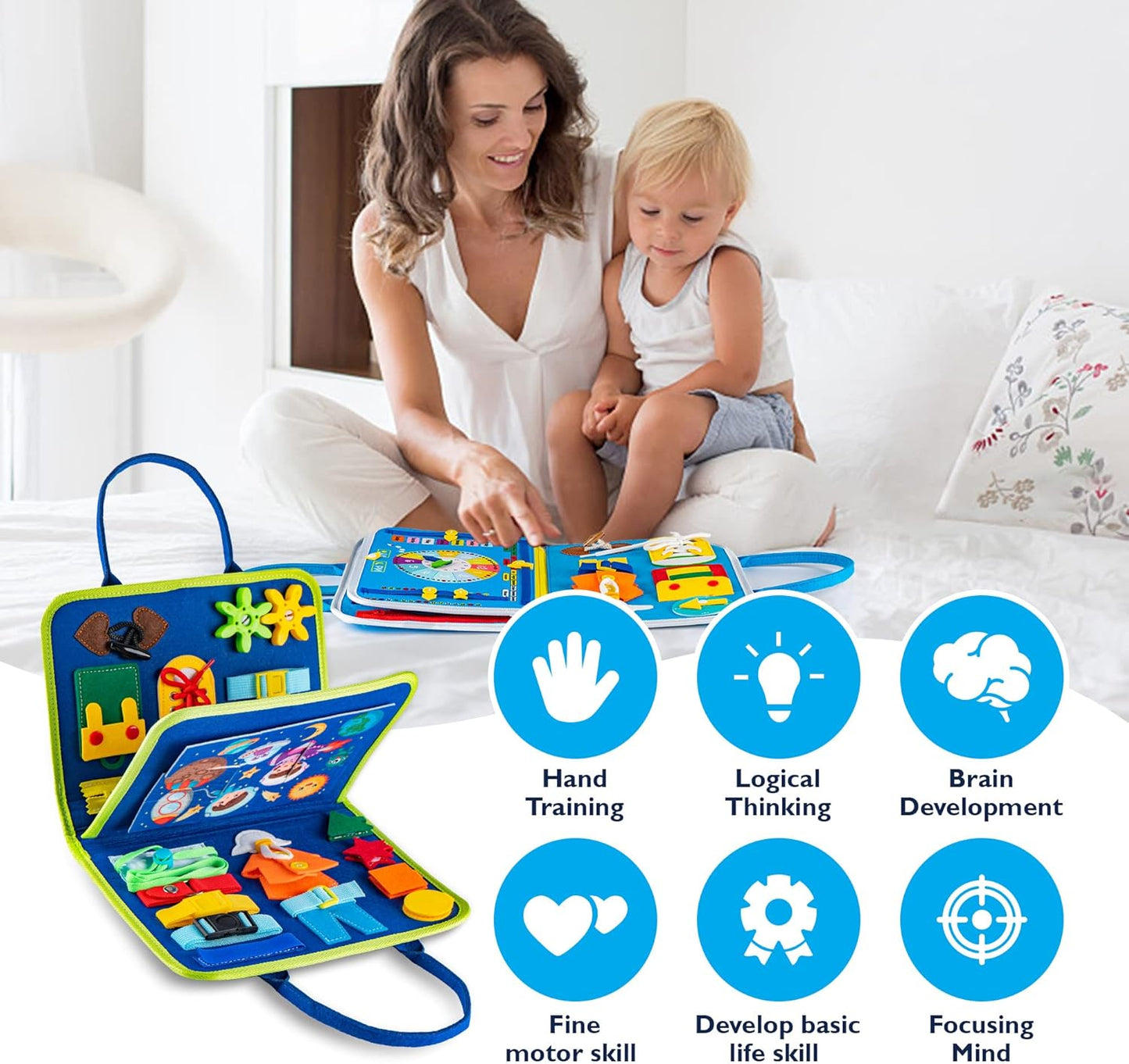 Busy Book - 4 Pages (Code: 1375)