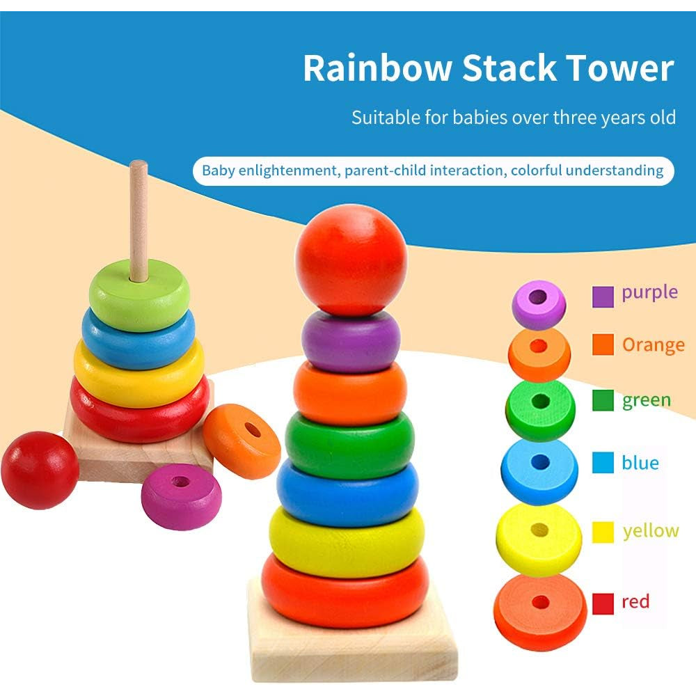 Wooden Rainbow Tower (Code: 420)