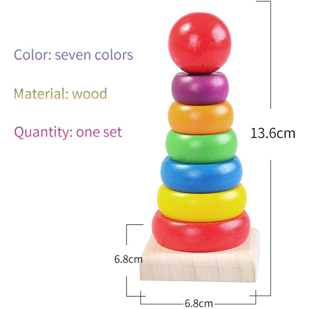 Wooden Rainbow Tower (Code: 420)