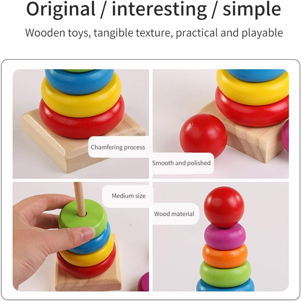 Wooden Rainbow Tower (Code: 420)