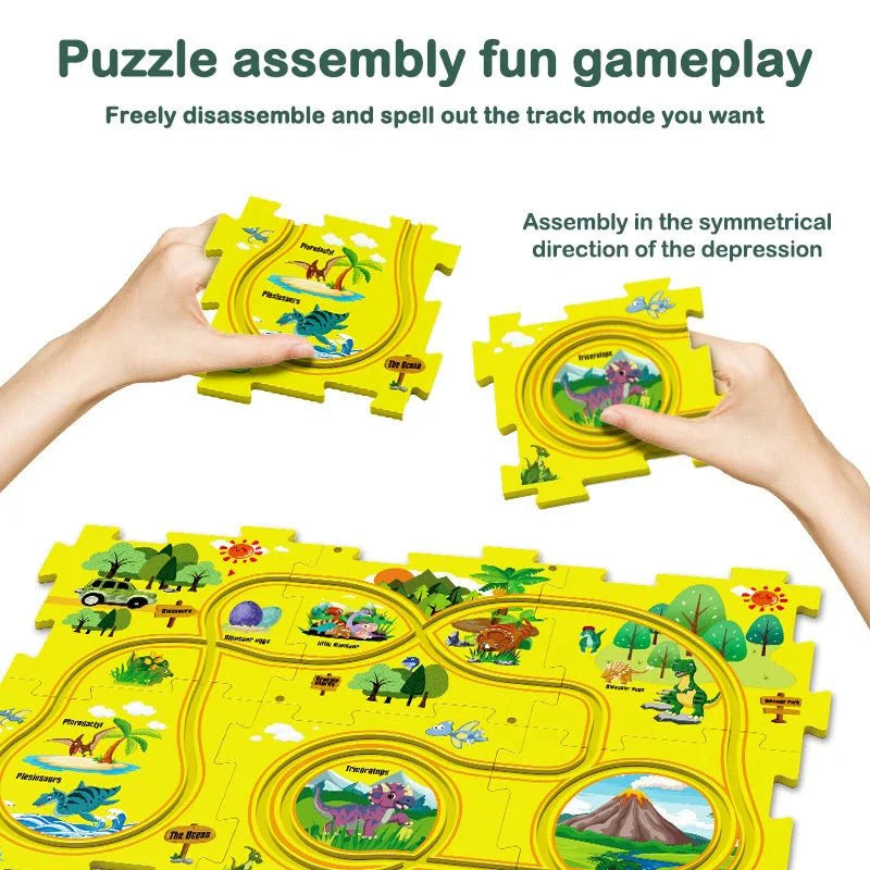 Rail Car Puzzle / Aeroplane- 5 Pcs (Code:707)
