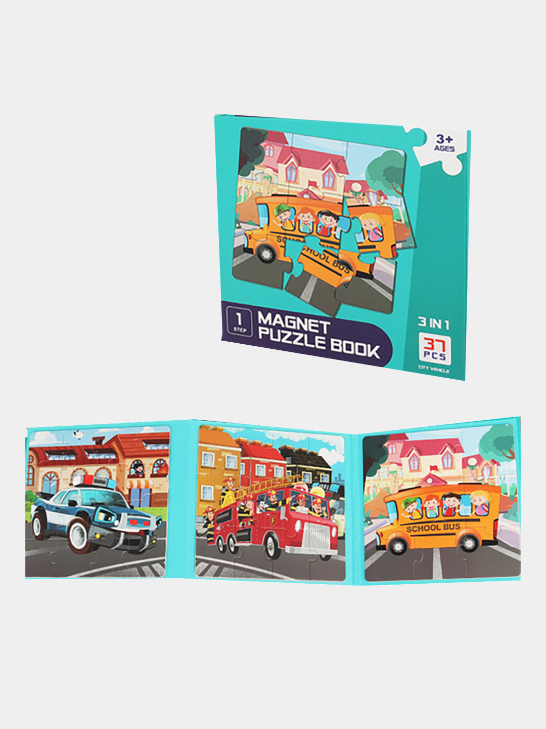 3 in 1 Magnetic Puzzle Book (Code:810)
