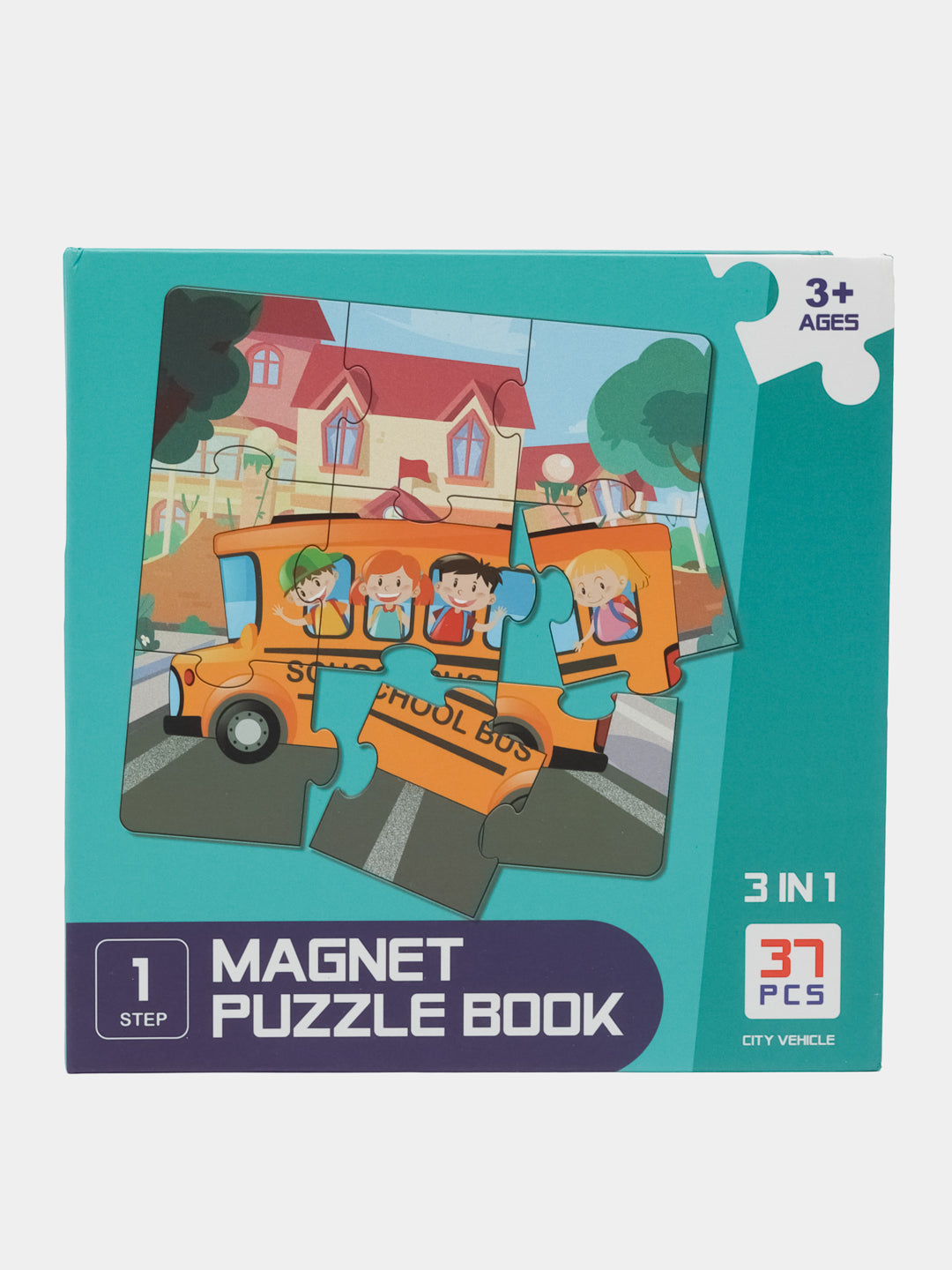 3 in 1 Magnetic Puzzle Book (Code:810)