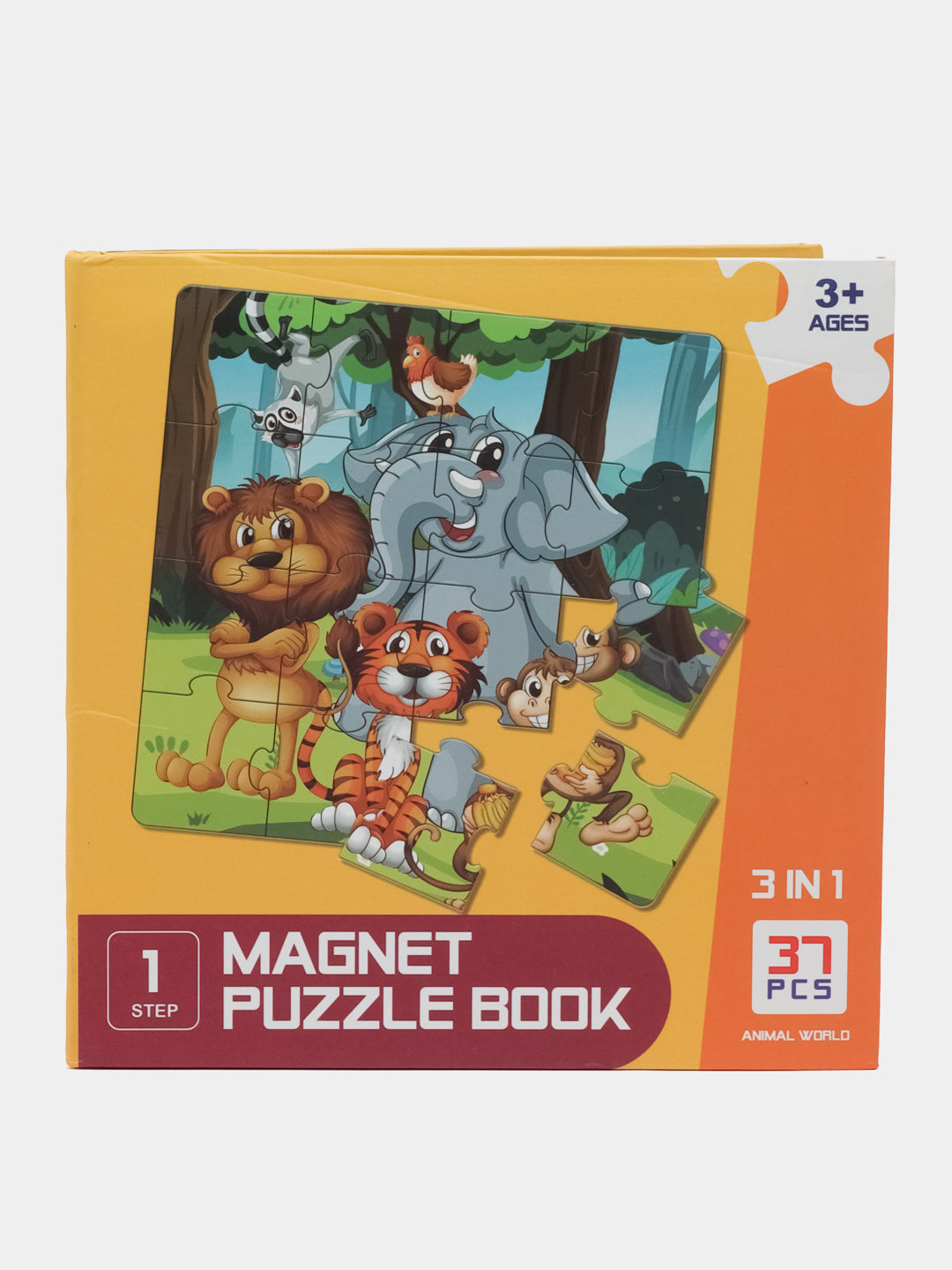 3 in 1 Magnetic Puzzle Book (Code:810)