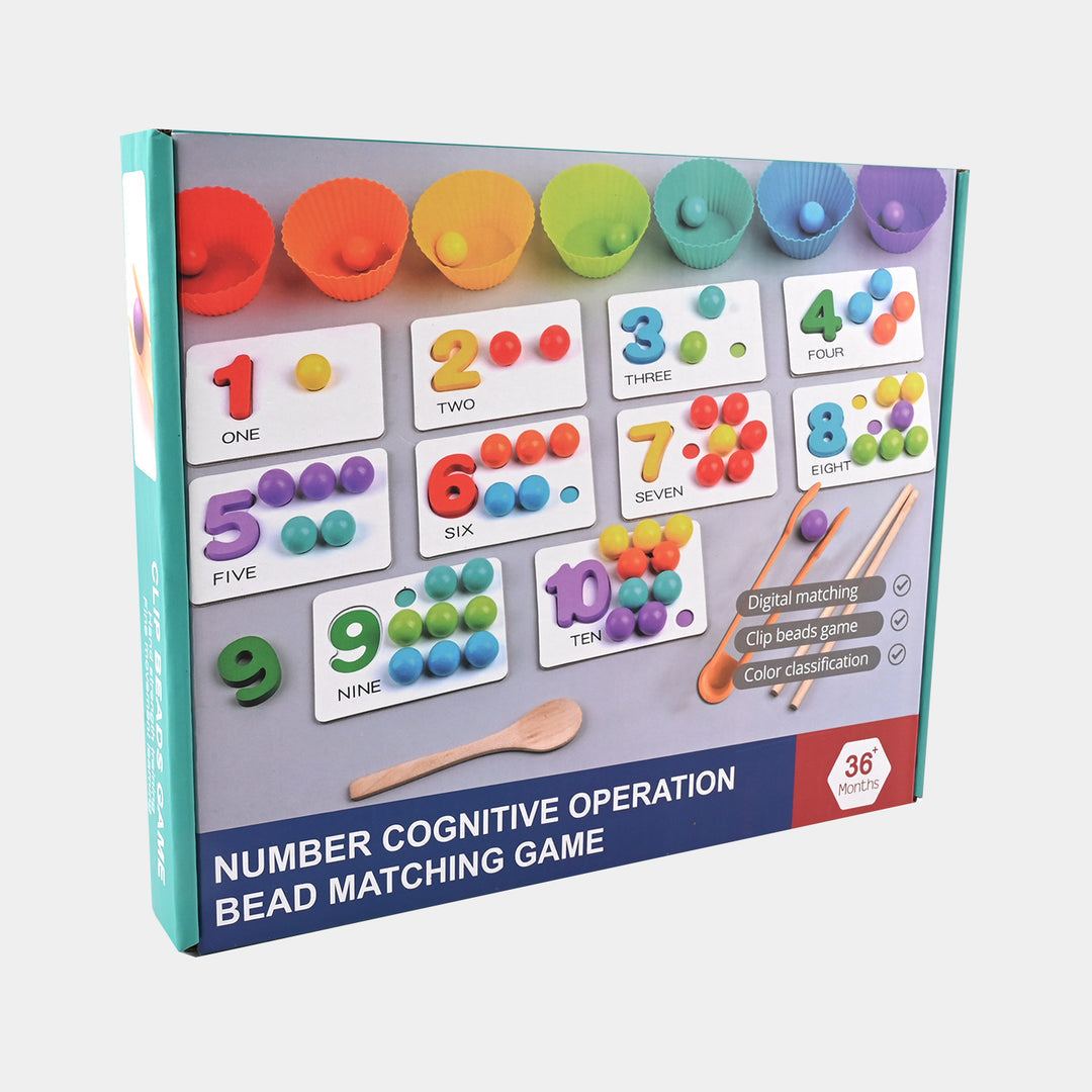Wooden Numbers Cognitive Matching Game (Code: 1400)