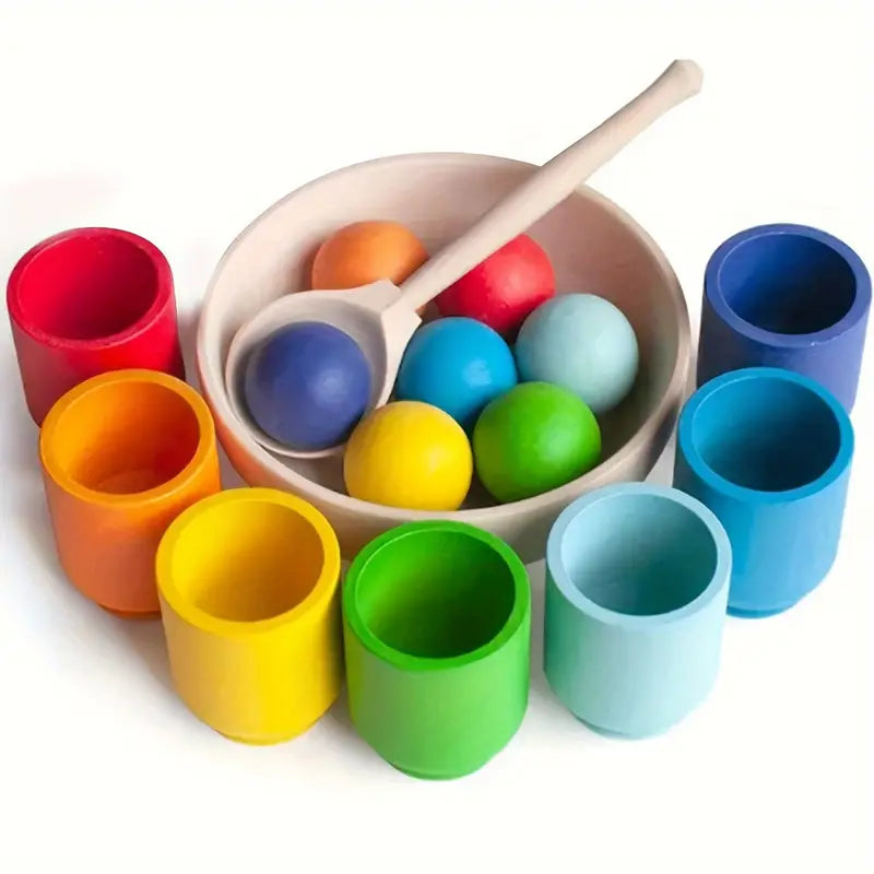 Wooden Colour Sorting Toy (Code:1200)