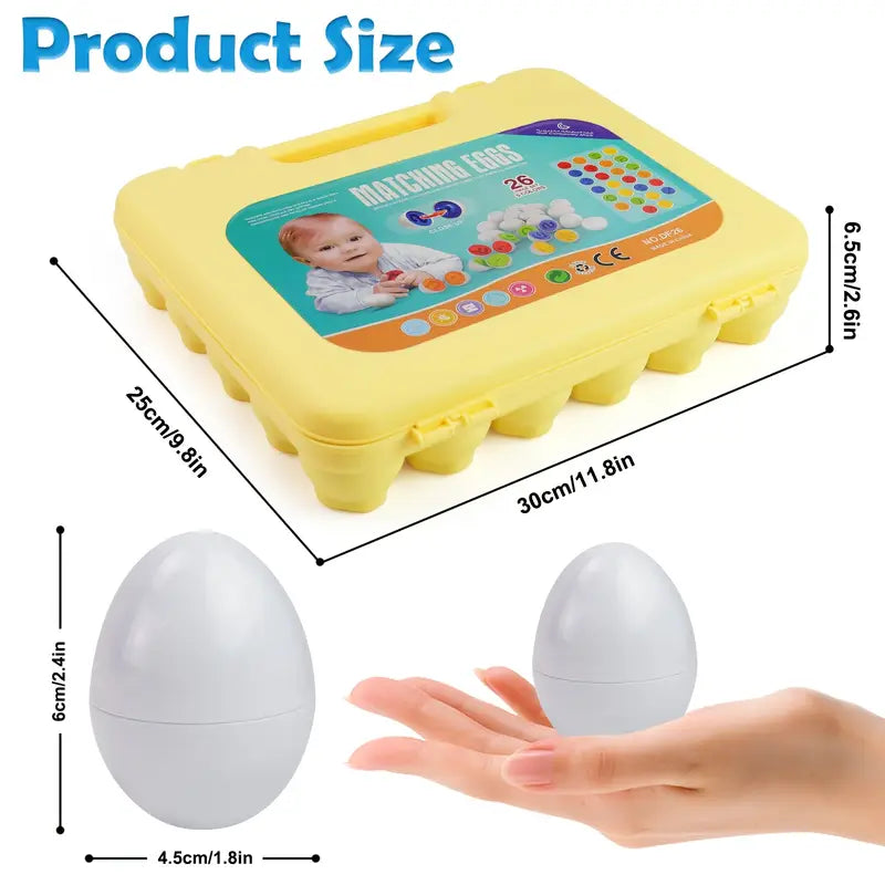 ABC Matching Eggs 26 Pcs (Code:2350)
