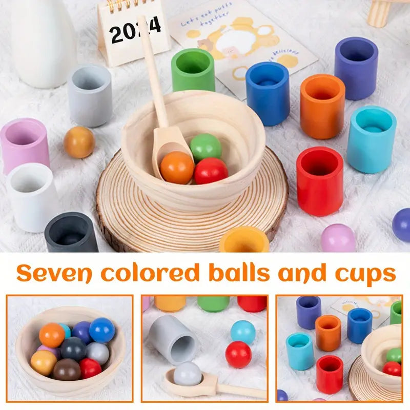 Wooden Colour Sorting Toy (Code:1200)