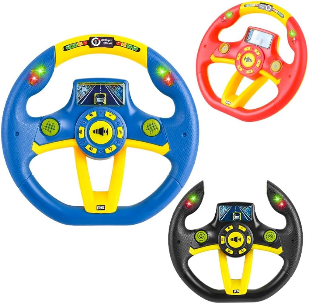 Simulation Steering Wheel (With Lights & Music) (Code:950)