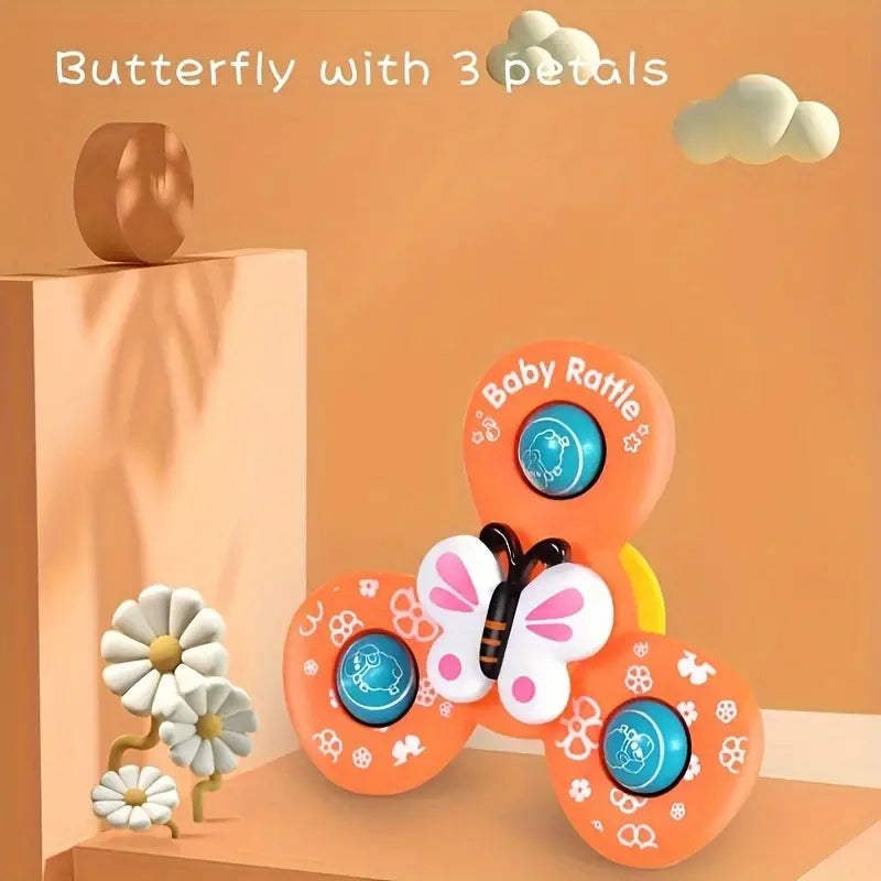Rattle Spinners with Suction Cup – (Pack of 3) (Code:650)