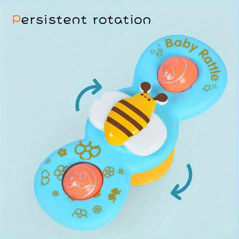 Rattle Spinners with Suction Cup – (Pack of 3) (Code:650)