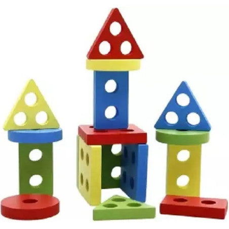 Geometric Shapes Wooden Sorter (Code:300)