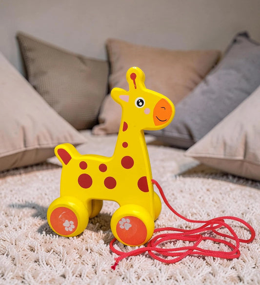 Mini Pull-Along Giraffe Toy (Code: 350)