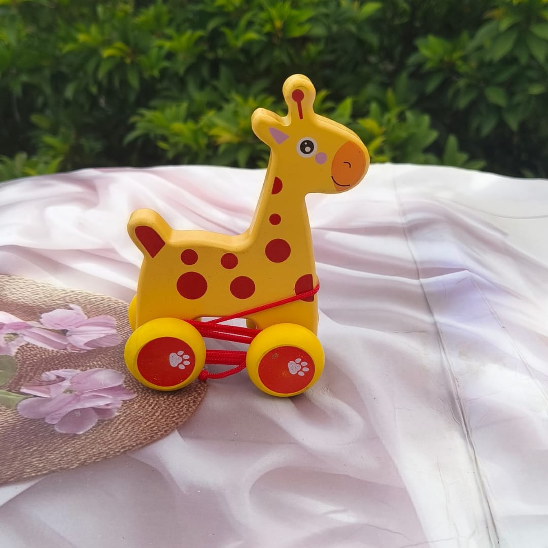 Mini Pull-Along Giraffe Toy (Code: 350)